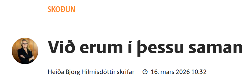 Jóhann Óli Eiðsson tweet media