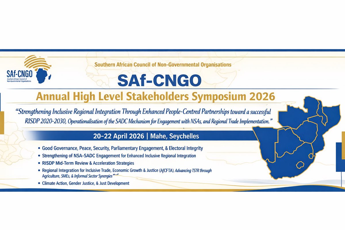 Southern African Council of NGOs tweet media