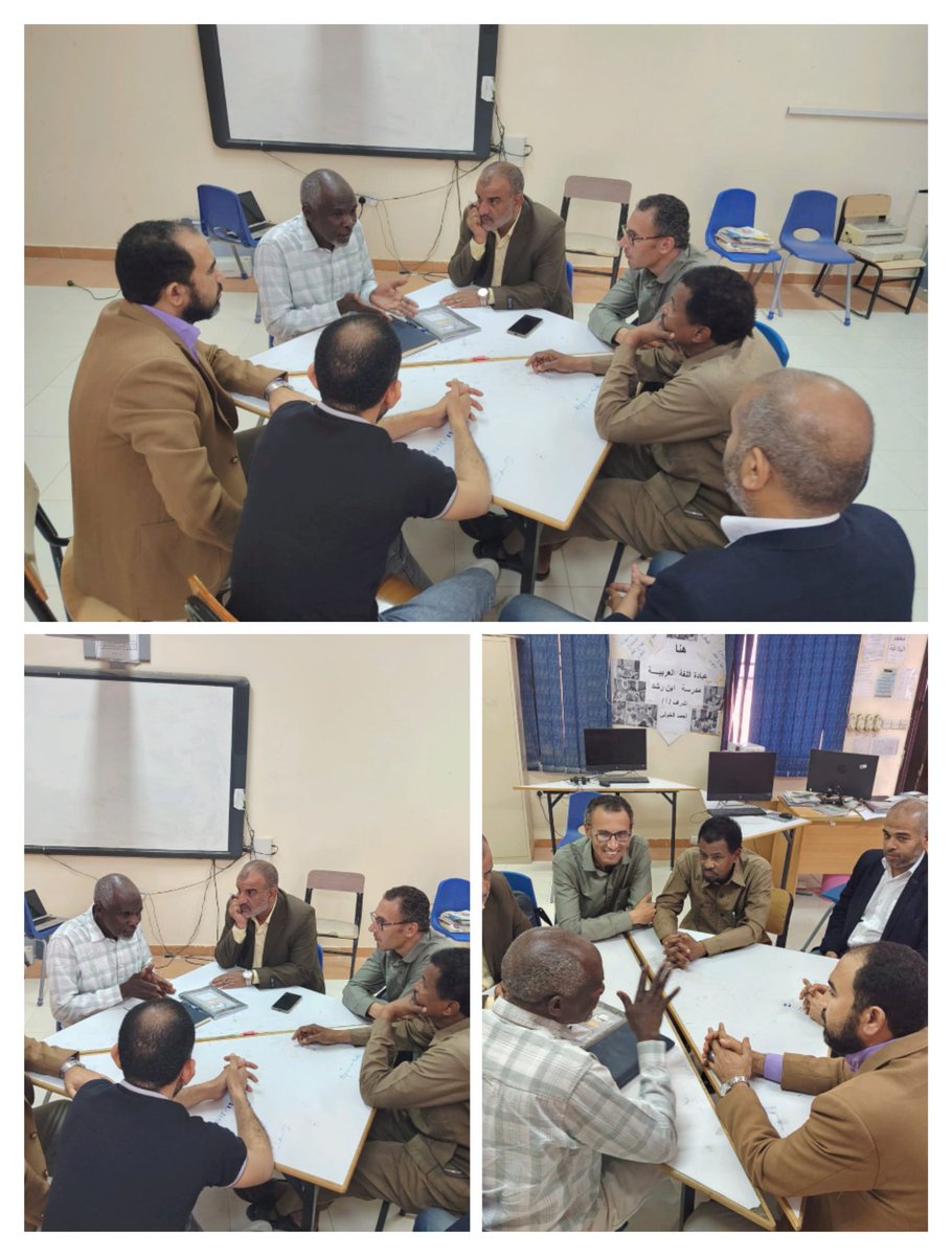 lbnrushdschool's tweet photo. شرفت المدرسة اليوم بزيارة الفاضل أ/ بشرى محجوب مشرف الرياضيات التى تفضل  بتنفيذ ورقه  عمل  بعنوان أنماط التعلم عند الطلبه  وتنفيذ حلقة نقاشية مع الساده المعلمين 
#رؤى_تعليمية_ظفار  #فعاليات_تعليمية_ظفار 
#تعلم_مستدام
مدير المدرسه أ/صالح الحريزى 
المنسق الإعلامي أ/احمد بشير https://t.co/xFZsOmlRMF