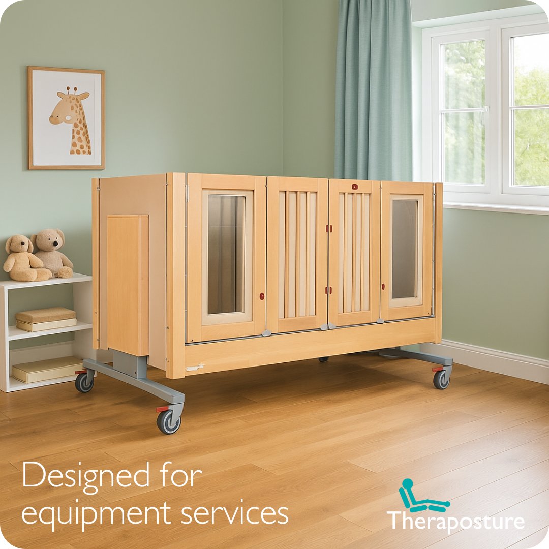 Theraposture's tweet image. Theraposture's ES-Cot IDA and EMMA are built for Equipment Services.
✔ In stock for urgent delivery
✔ Fully compliant &amp;amp; height-adjustable
✔ Installation, training &amp;amp; mattress included
More: theraposture.co.uk/cots-home/
#CareCot #OTSupport #PaediatricCare