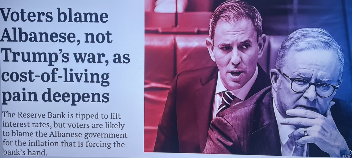 Finally voters are waking up!

Albo &amp; his atrocious ministers failed miserably, the people of Australia have had enough of their lies &amp; spin!

Voters blame Albanese &amp; his putrid politics &amp; the atrocious deceit &amp; lies!

Just Labor incompetence &amp; utter failure!

#auspol #auspol26