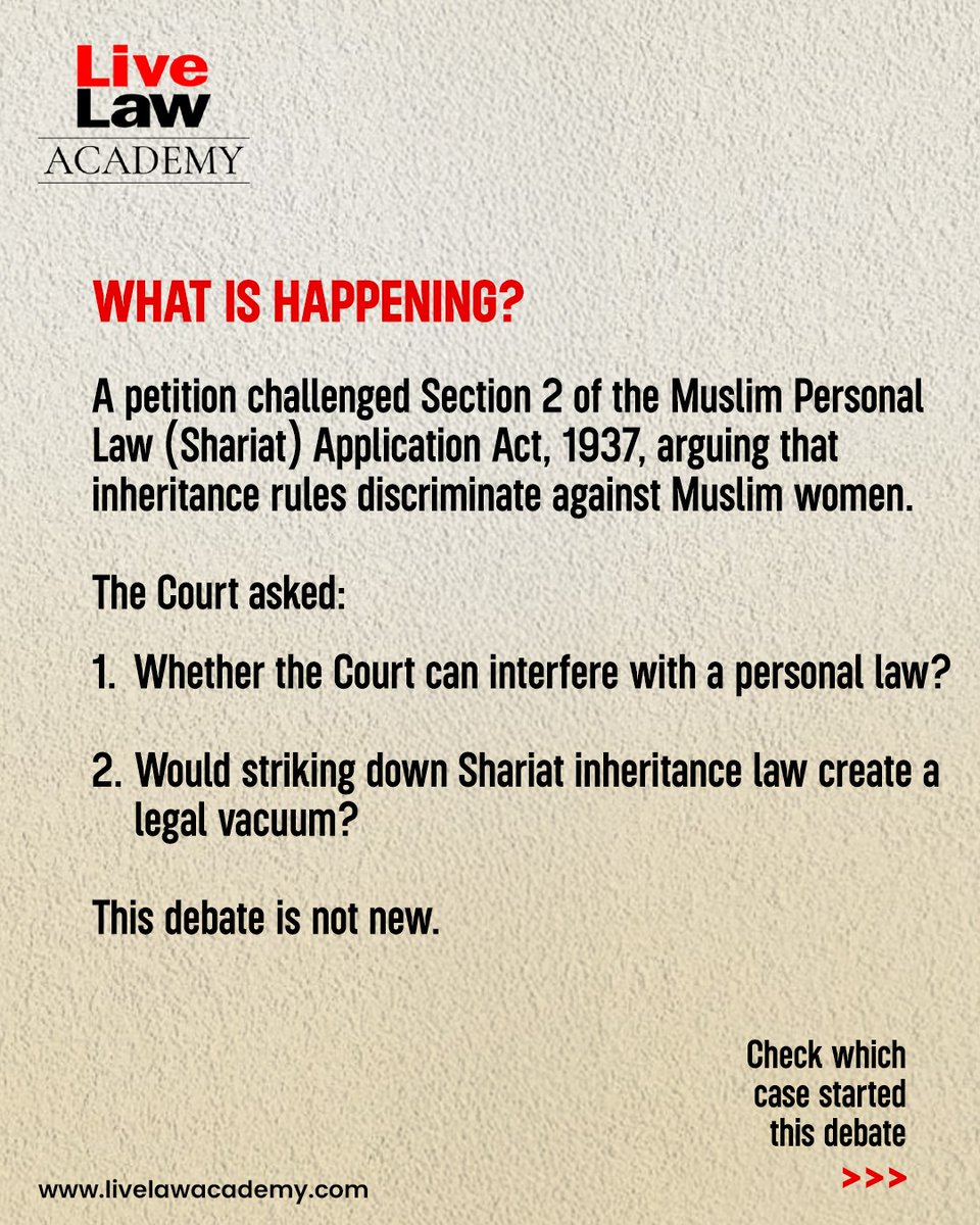 Livelaw Academy tweet media