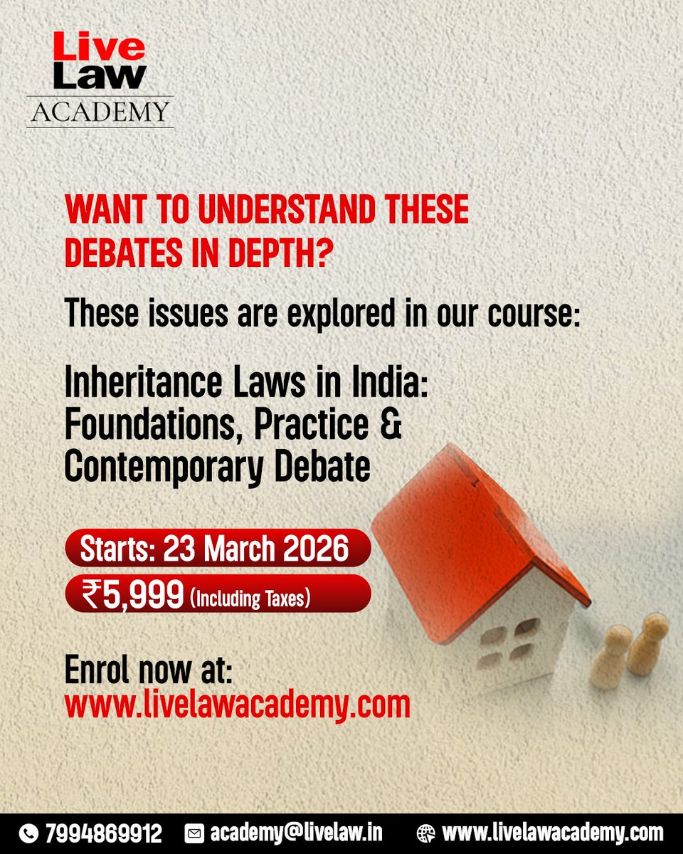 Livelaw Academy tweet media