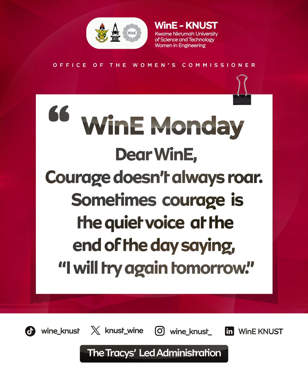 Courage isn’t always loud.
Sometimes it whispers, “Try again tomorrow.” 😊

So keep going, fine WinE. You’re stronger than you think and YES, YOU CAN!

Happy WinE Monday, fine WinE🤭❤️