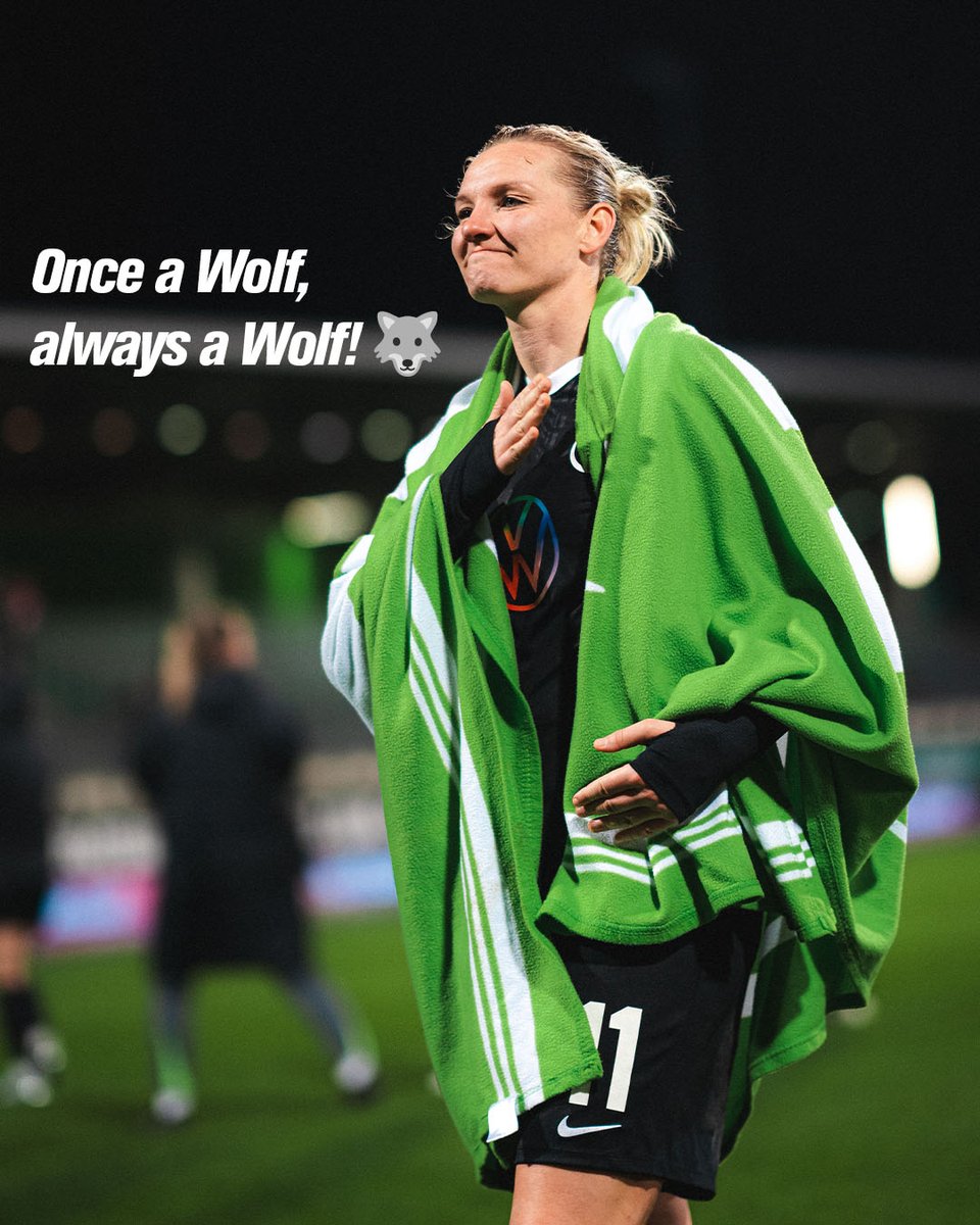 VfL_Frauen's tweet photo. Bis zum Schluss ein Teil des Rudels! 🐺
Daran besteht kein Zweifel. Einmal Wolfsburg, immer Wolfsburg! 💚🤍
#VfLWolfsburg #VfLWolfsburgFrauen #Wölfinnen #AlexPopp https://t.co/aYuohaoLTm