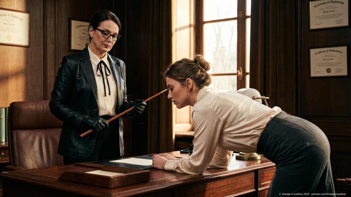 🇬🇧 York, 1978

"The Iron Headmistress — The Reckoning"

No one in the school misunderstood the order by which it was governed. The Headmistress demanded exactness not only from her pupils, but from every member of staff. Carelessness, neglect, and deviation from standard were