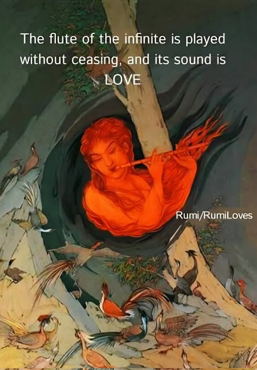 A hollow bamboo becomes a flute,
and the divine starts playing it. 

Once you are Empty, 
then there is no barrier for the
divine to enter into you. 

Osho