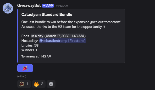 Firestone HS tweet media