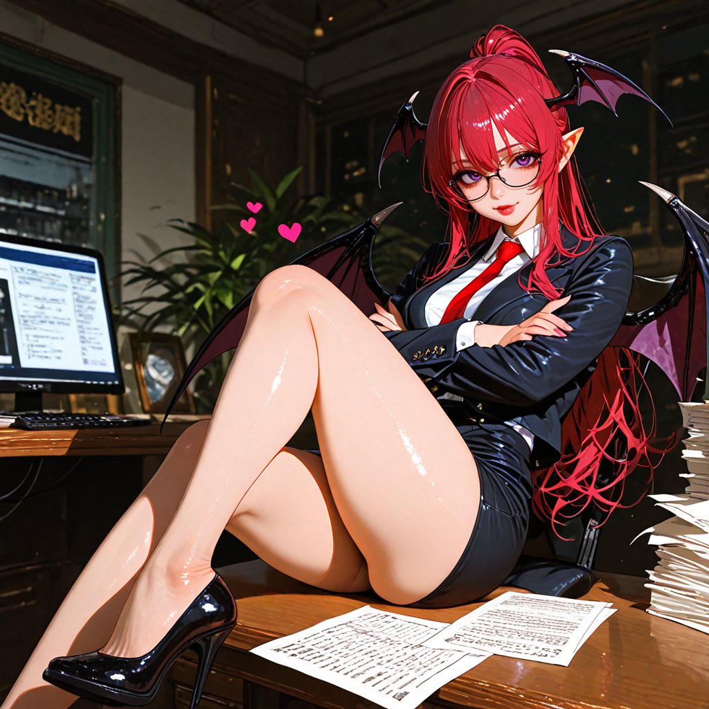 Good morning~ another week startin 💞 Boss Red is already waitin for u~

Go to work. Work hard~ fill ur CEO's bank account 💕 u work for me and Im the one who get paid ~ 

Work hard and i might let u sniff my heels after ur shift <3