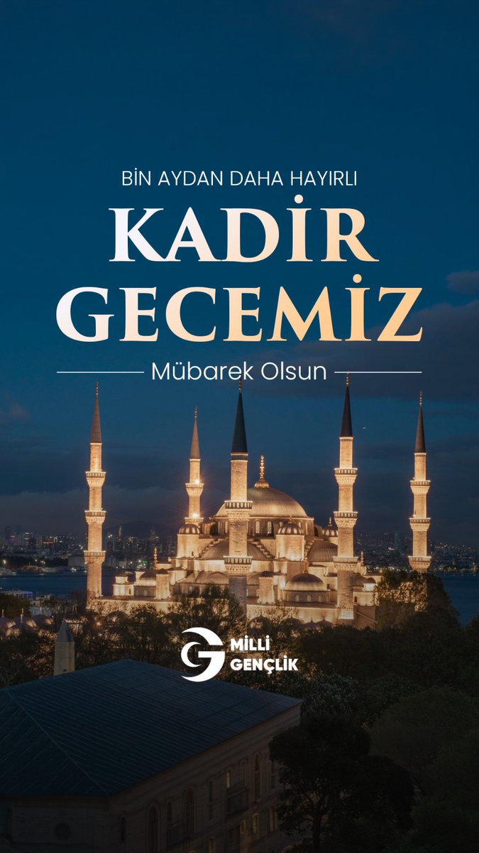 Karanlıktan aydınlığa çıkışın müjdesi olan Kur'an-ı Kerim'in indirildiği Kadir Gecemiz mübarek olsun

#kadirgecesi