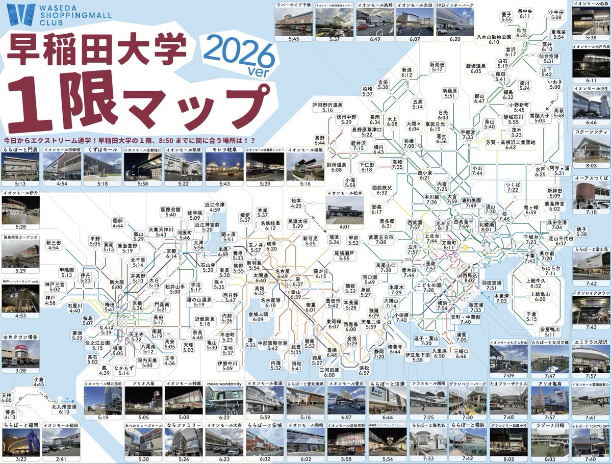 早稲田大学ショッピングモール研究会 tweet media