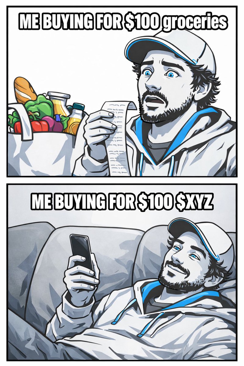 Crypto945792's tweet photo. buy $XYZ. 

tomorrow that bag of chips will be just as expensive, but $XYZ will probably be much more expensive

@xyz_verse https://t.co/NzMv2CPvNm