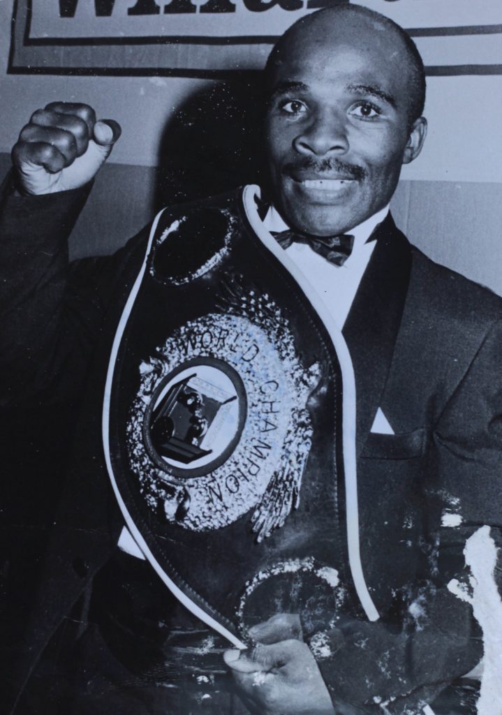 South African professional boxer and four-time world champion who competed from 1980 to 2002 - Jacob "Baby Jake" Matlala (1962 - 2013). Photo Credit: Mbuzeni Zulu
