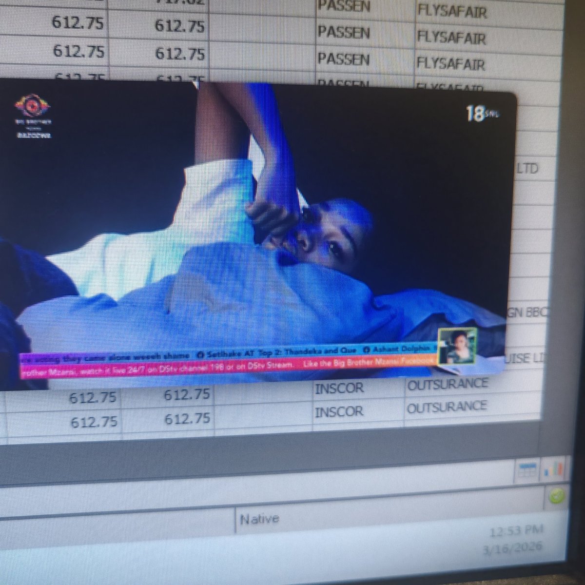 AngelKunene1's tweet photo. Tuned in from work just to see how this one is doing, and ai uGirl uyafikofa 😂 serves her right ! #BBMzansiS6 https://t.co/4OO2wkuQpg