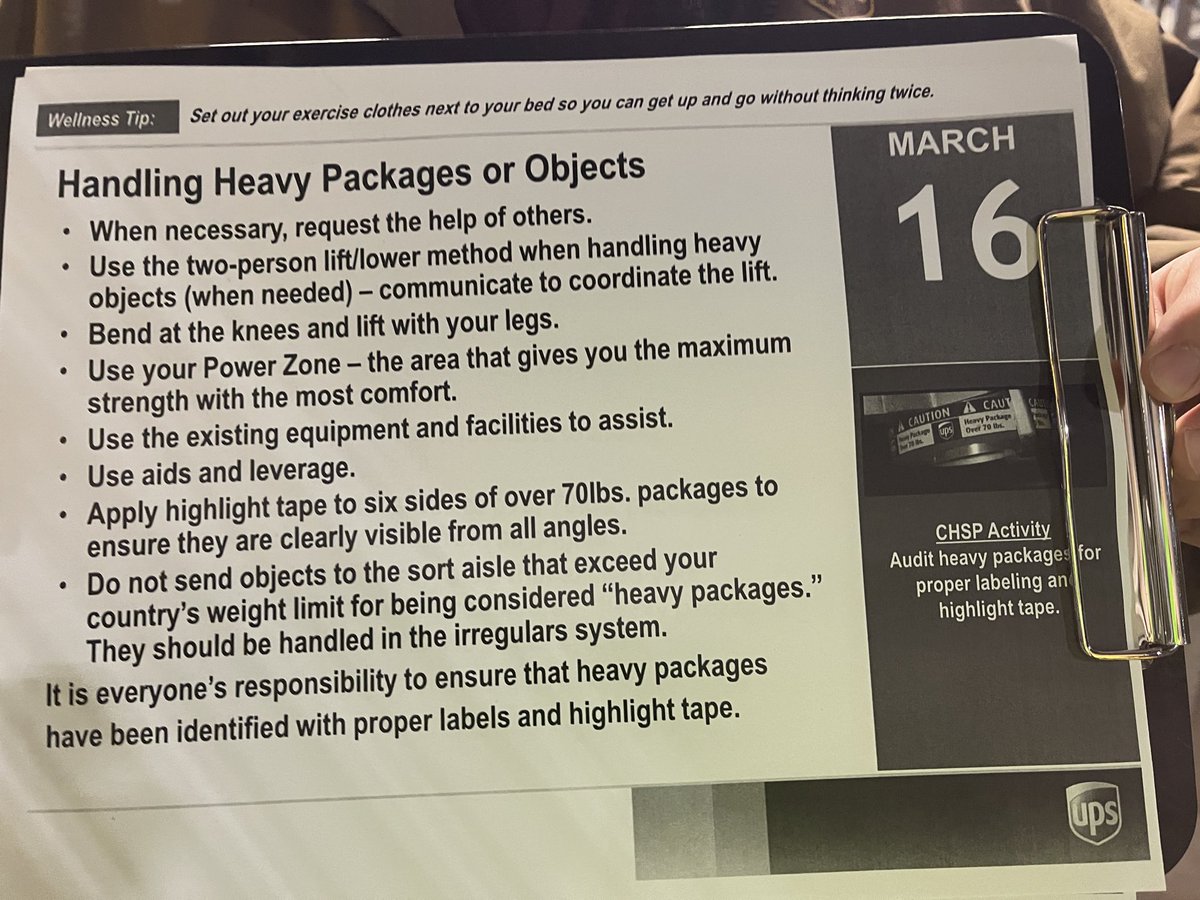 UPS OKC Preload tweet media