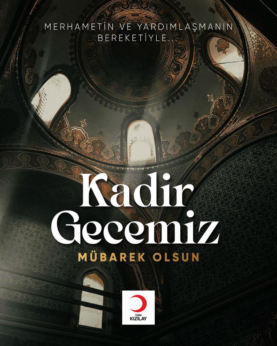 Bin aydan hayırlı bir gece… 🌙  
Duaların kabul, kalplerin huzurla dolduğu Kadir Gecesi’nin İslam âlemine rahmet ve bereket getirmesini diliyoruz.

Kadir Gecemiz mübarek olsun. 
<a href="/TacettinKumet/">Tacettin Kümet</a>