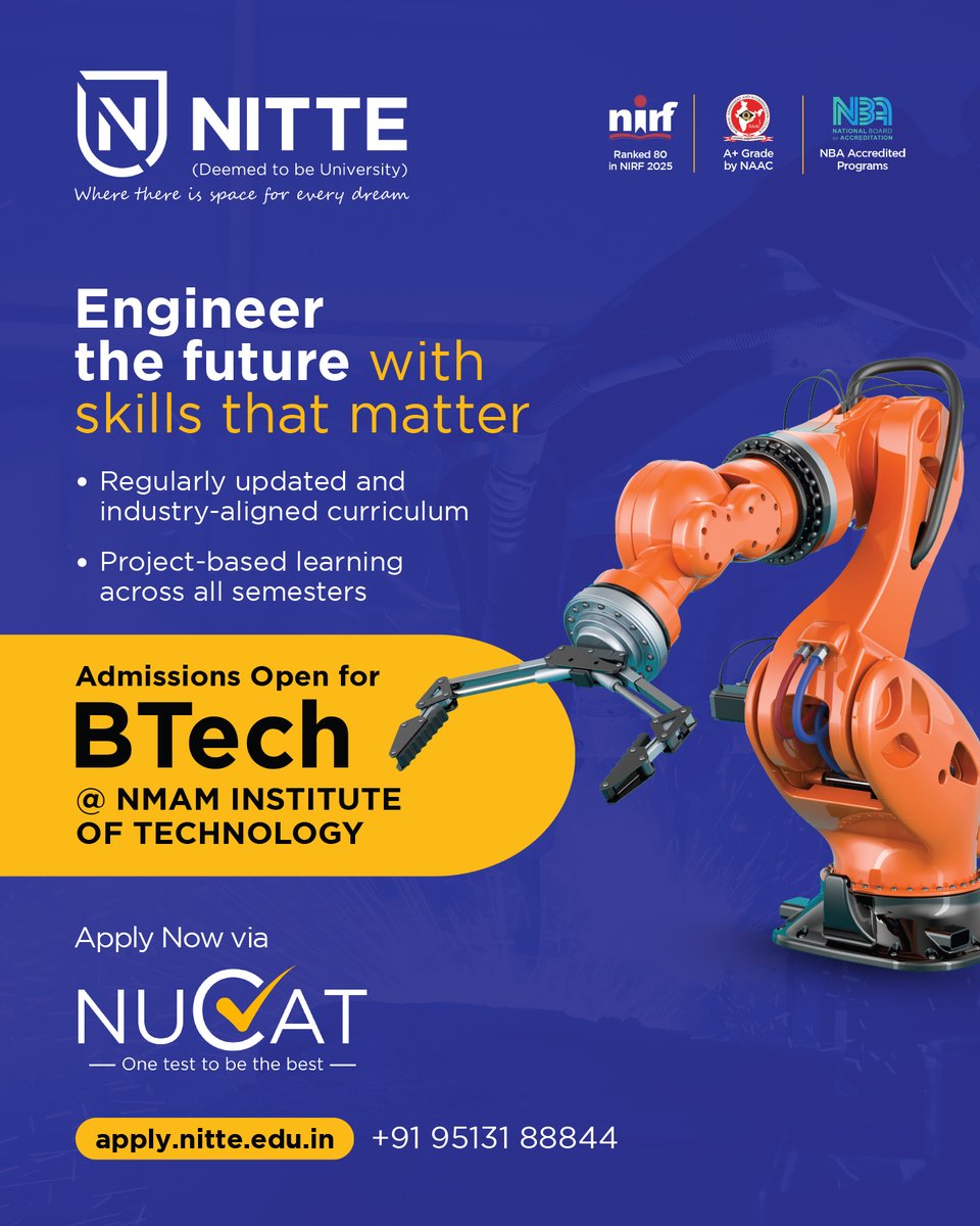 NMAMIT Nitte tweet media