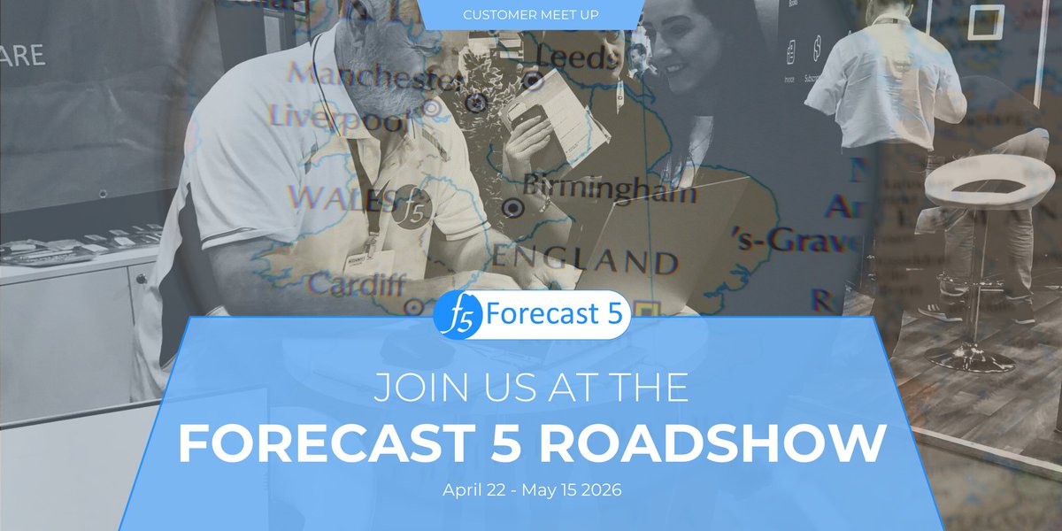 Forecast5NZ's tweet photo. Calling Forecast 5 UK customers!

Join us for an exclusive Customer Meet-Up to explore the latest web version, learn about the migration process, and get a first look at new features and upcoming roadmap updates.

📅 Reserve your spot today:https://t.co/nggk5D0ORT https://t.co/J8UugtbdTs