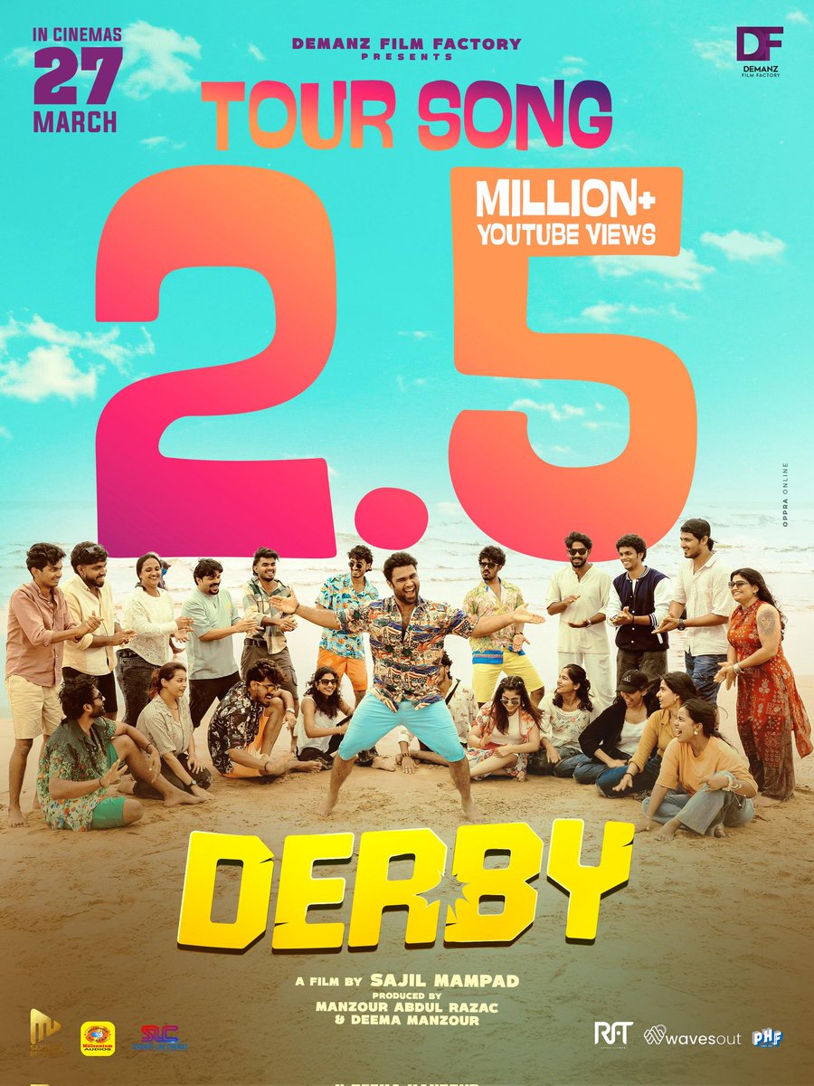VRFridayMatinee's tweet photo. 2.5million + views and counting !!
March 27th Release
#Derby #TourSong https://t.co/uvCD8EomKB
