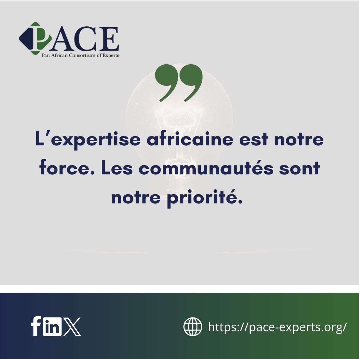 Pan African Consortium of Experts - PACE tweet media