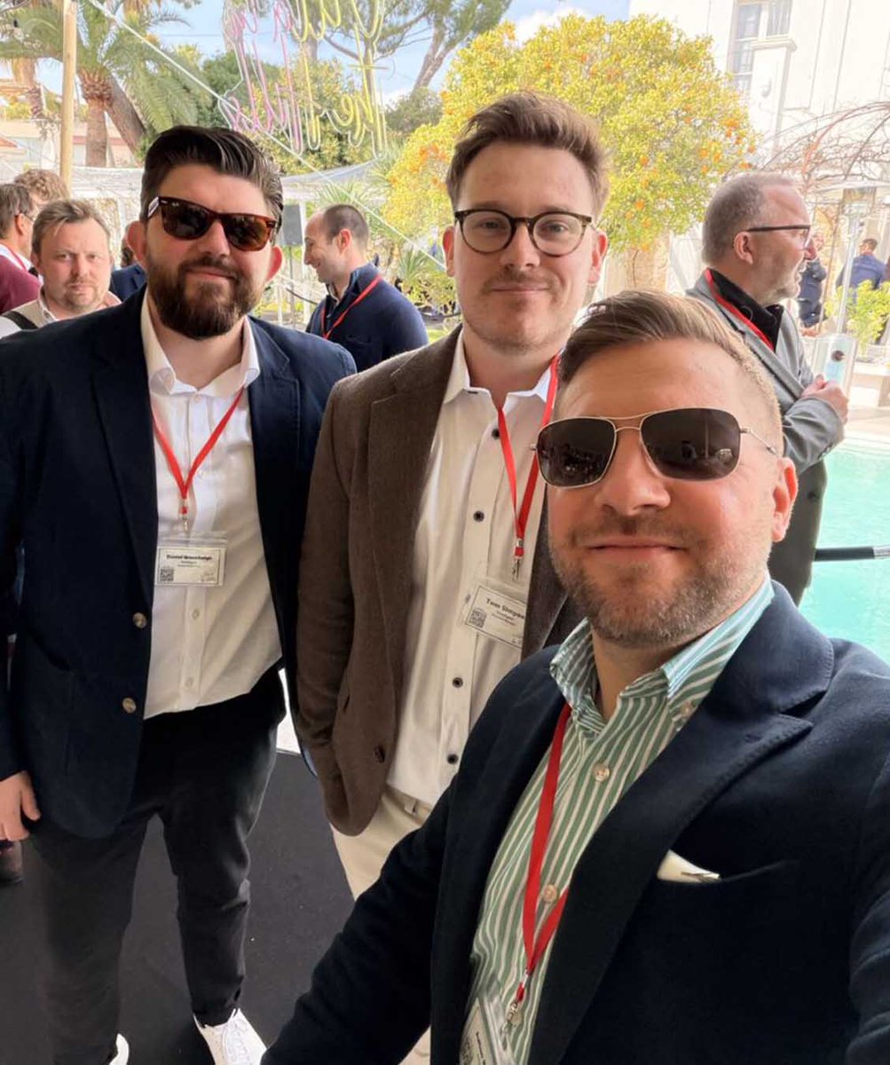 FintelligentRec's tweet photo. What a week at MIPIM 2026 🇫🇷

Daniel Greenhalgh, Tom Simpson, and Charlotte Walker spent last week in Cannes connecting with leaders from across real estate, finance, and investment.

If you would like to continue the conversation 👉 https://t.co/S23hKL7In1

#MIPIM2026 https://t.co/MdjfBOkgZY