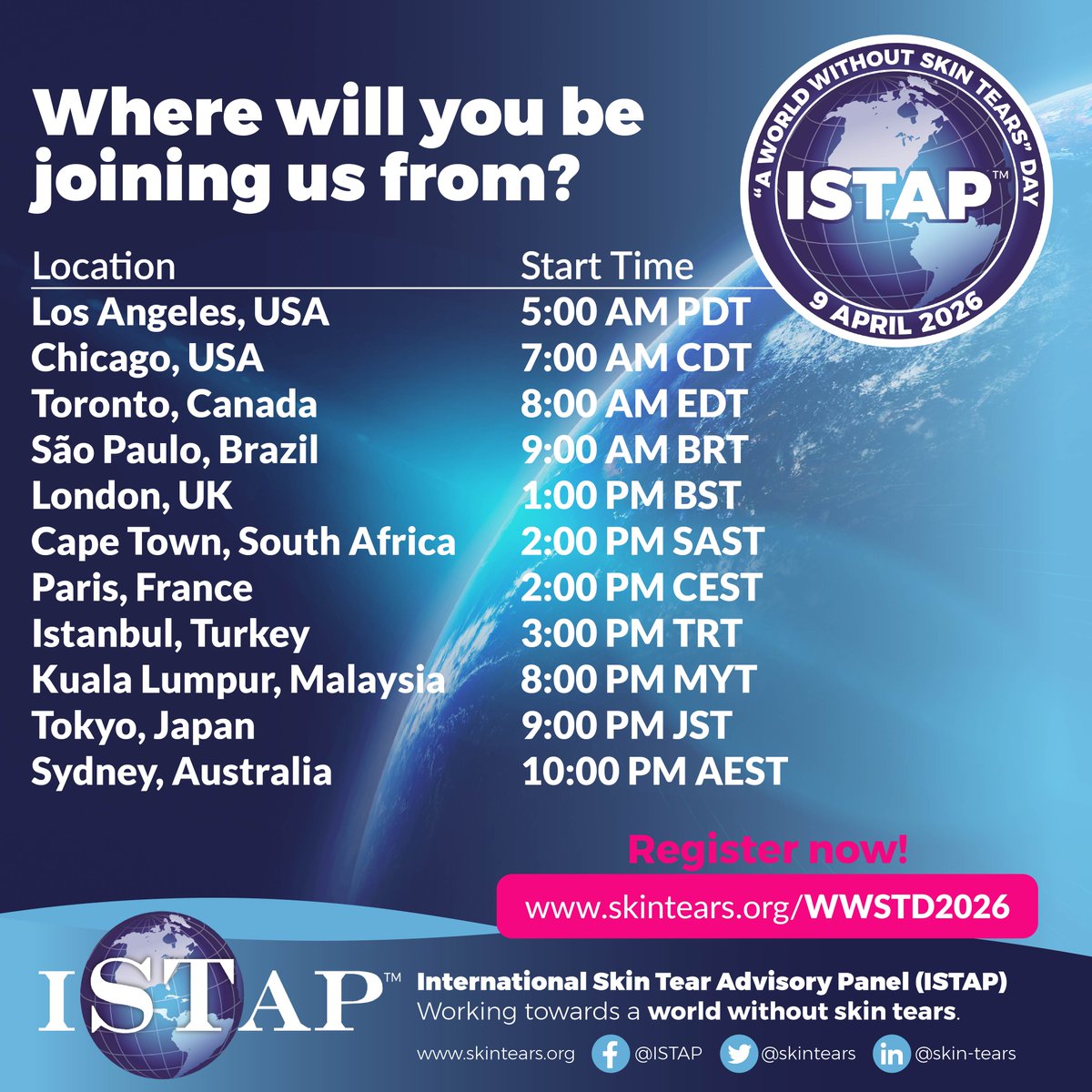 International Skin Tear Advisory Panel (ISTAP) tweet media