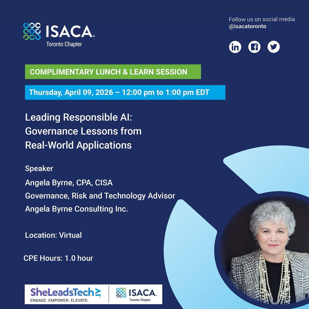 ISACA Toronto tweet media