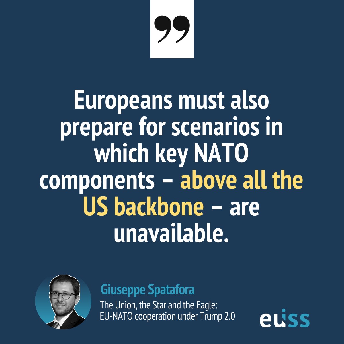 EU Institute for Security Studies tweet media