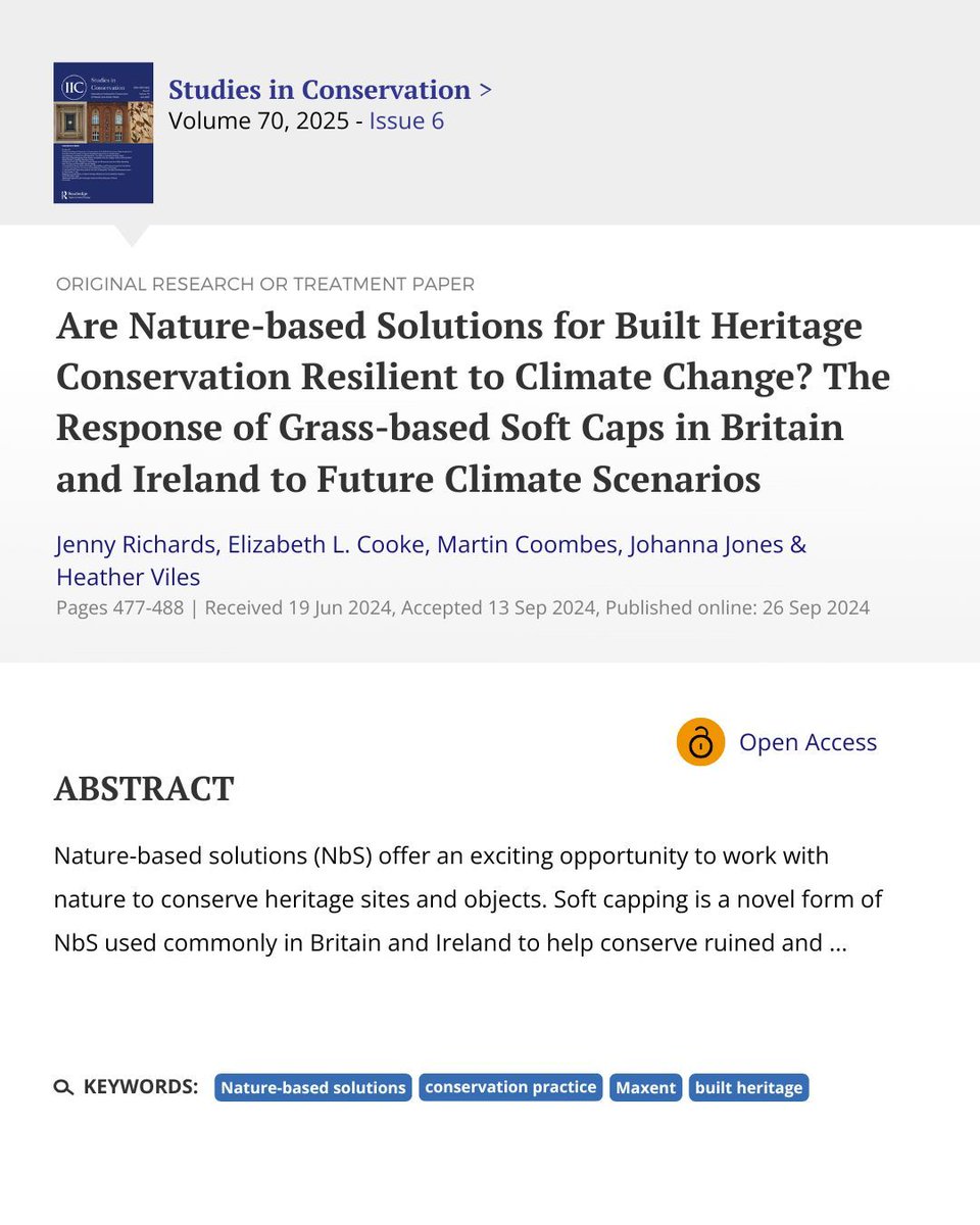 IIC - Conservation tweet media