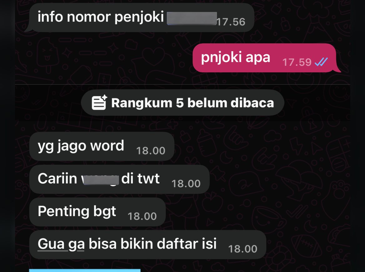 nadutcat's tweet photo. info joki tugas kuliah yg jago word buat daftar isi #zonauang #zonajajan https://t.co/kwiS3tPcik
