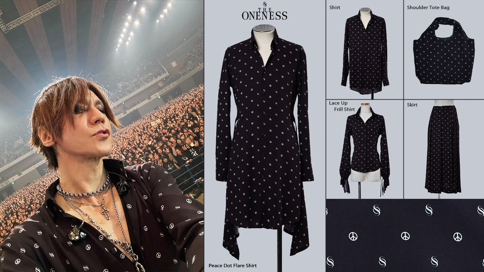 THE ONENESS オーガニックTシャツ SUGIZO LUNA SEA T-Shirt