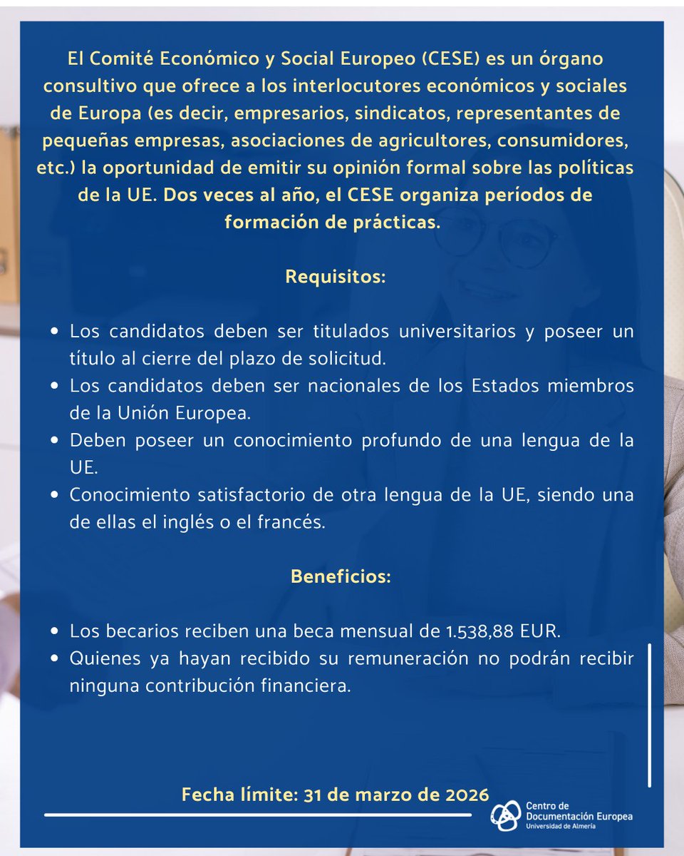 Centro de Documentación Europea de Almería 🇪🇺 tweet media