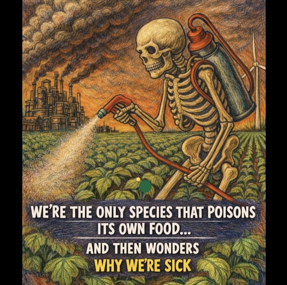 TruthFairy131's tweet photo. When are humans going to demand that the Government stops poisoning our food &amp; water?

Wouldn’t people prefer not to be poisoned, get chronically ill or get cancer &amp; die.

Insanity 🤦🏼‍♀️ https://t.co/Fpn4QETu8l