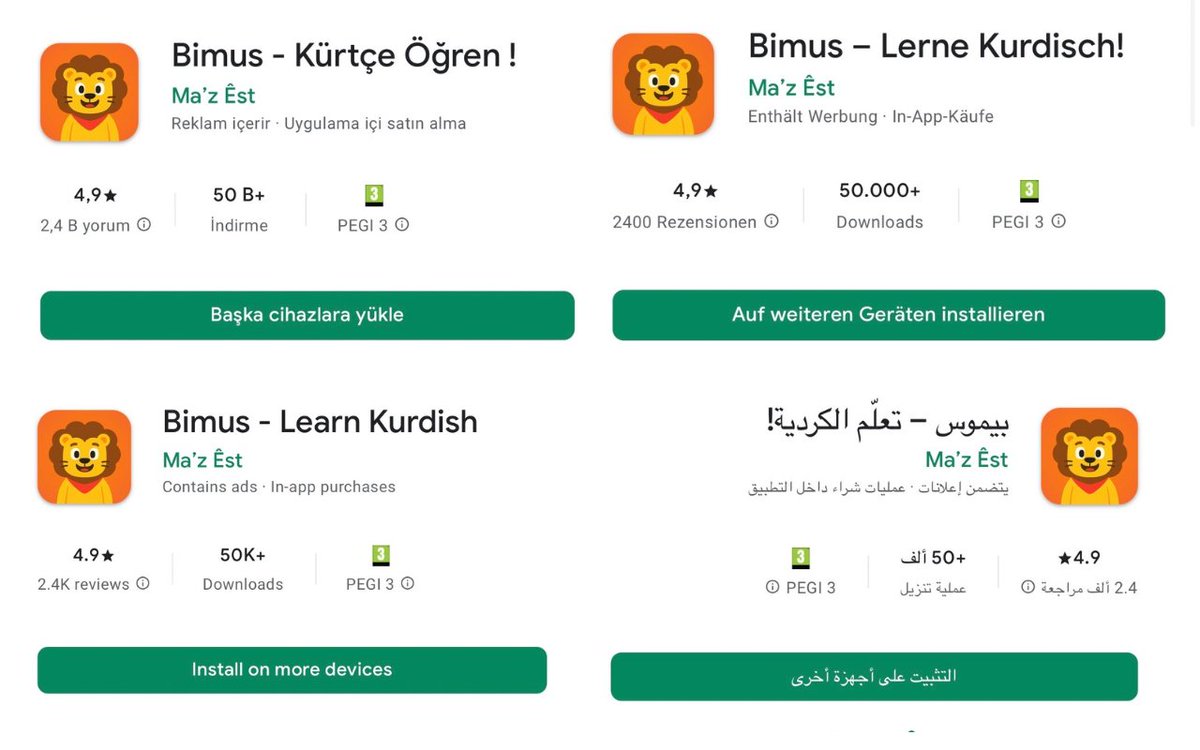 Bimus - Kürtçe Oğren tweet media