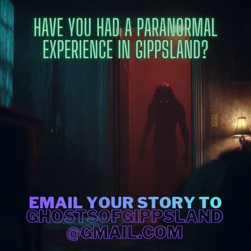 Have you had a strange experience in Gippsland? We'd love to re-tell your encounter for our podcast. If you are open to us telling your story, send us an email to ghostsofgippsland@gmail.com or message us on our social media channels.

#Gippsland #podcast #paranormal