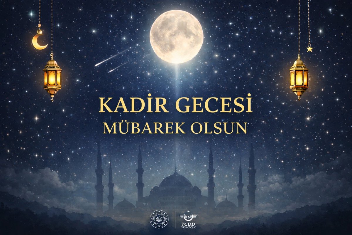 Bin aydan daha hayırlı olan Kadir Gecesi’nin; birlik ve beraberliğimizi güçlendirmesini, ülkemize ve tüm İslam âlemine sağlık, huzur ve bereket getirmesini temenni ediyoruz.
#KadirGecesi mübarek olsun.