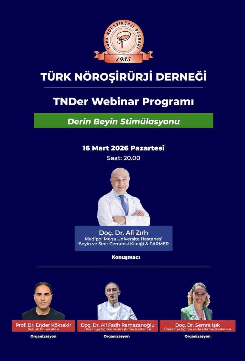 Türk Nöroşirürji Derneği tweet media