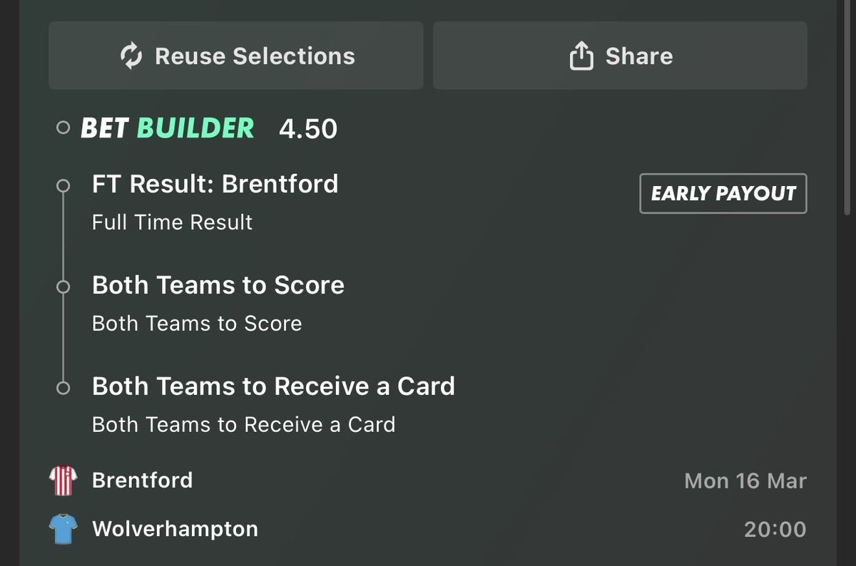 The BEST acca for Monday 16th March? ⚽

If this wins I'll give £50 to one person who likes &amp; retweet this post