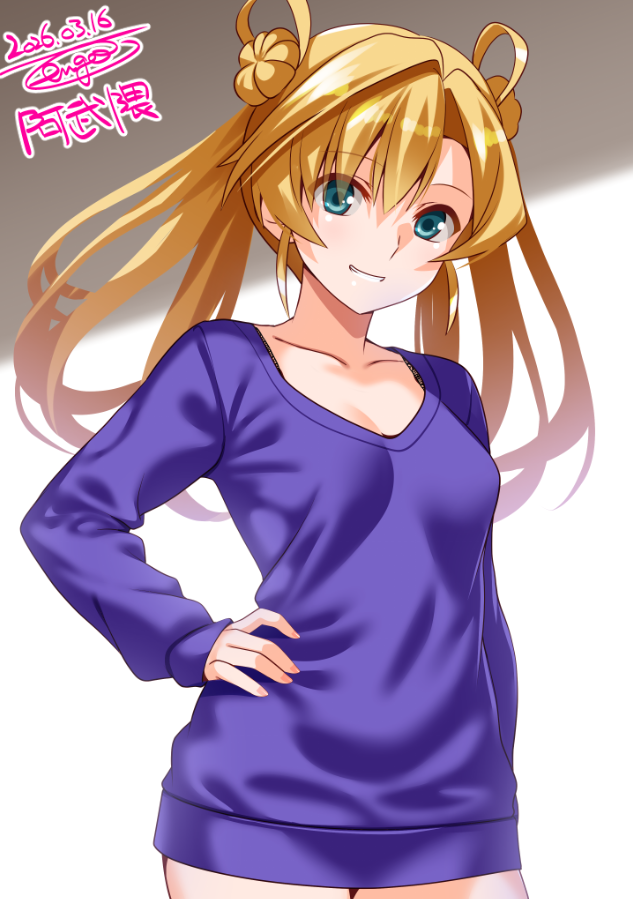 「どういう事なのかな、阿武隈?」
「だから、あたし的にはOKですので!いつでもどうぞ!」
「なにを!?なにが!?」

#艦これ版深夜の真剣お絵描き60分一本勝負 
#艦これ版真剣お絵描き60分一本勝負_20260316 