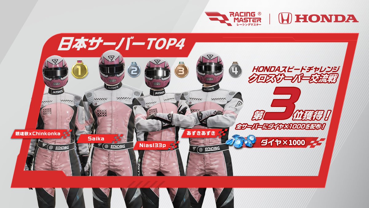 【公式】レーシングマスター🏎️💨 tweet media