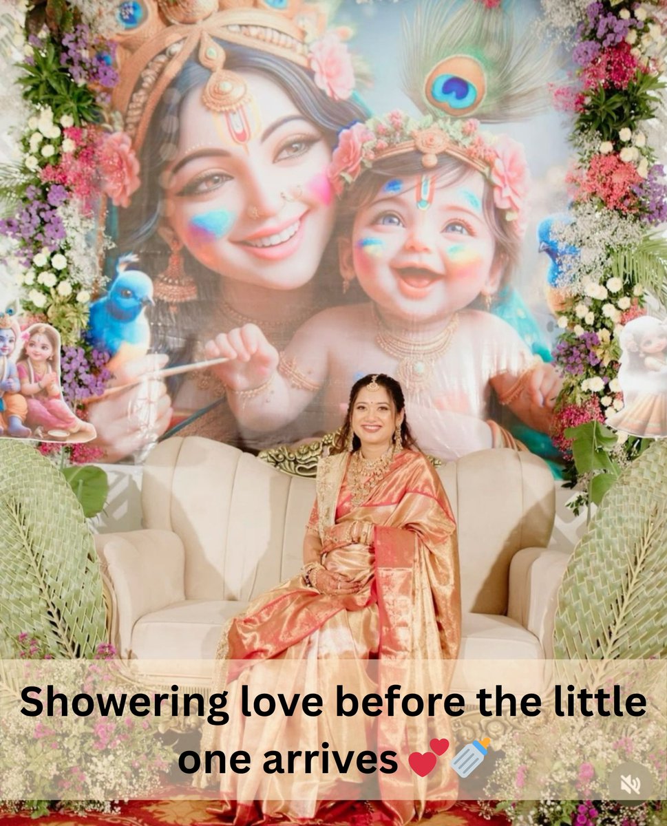 letscelebr6129's tweet image. Glowing with love, waiting with joy,
counting the days to hold our little blessing.
Every heartbeat whispers your name,
our sweetest chapter is about to begin 🤍✨

#babyshowerniña #momtobe #waitingforyou #littleblessings #parenthoodjourney #blessedmom #krishnatheme #babyontheway