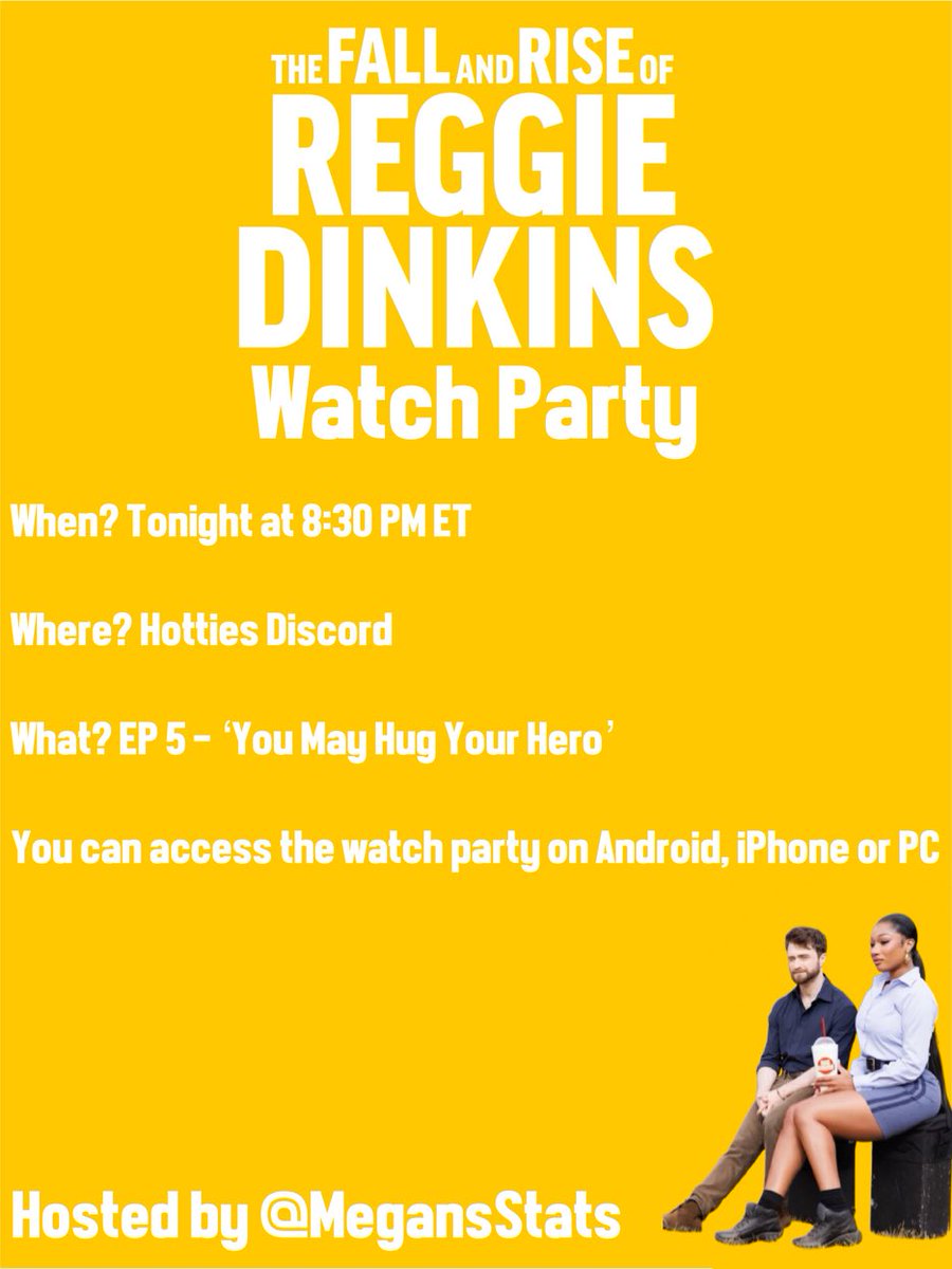 Join us tonight on Discord for a watch party of Megan’s episode on ‘The Fall and Rise of Reggie Dinkins’ at 8:30pm ET.

RSVP: discord.gg/Q6HRRngS5?even…