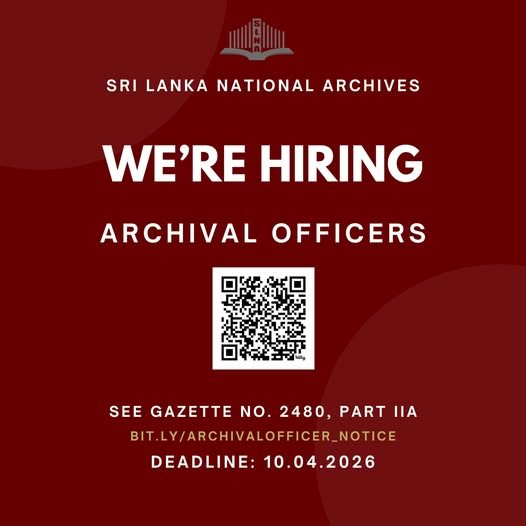 Sri Lanka National Archives tweet media