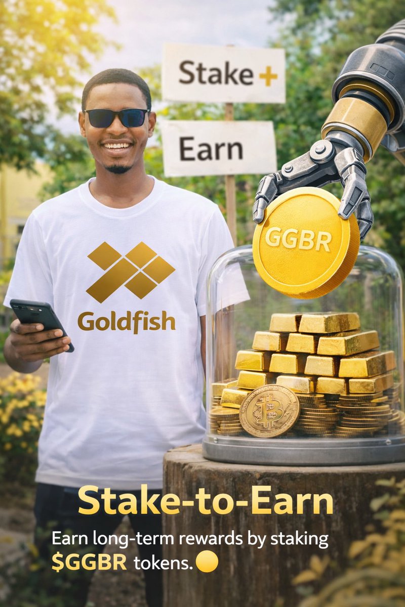 One thing I like about the <a href="/goldfishggbr/">GoldFish</a> ecosystem is the Stake-to-Earn program

Instead of just holding $GGBR, you can stake it and actually earn while supporting the network

It’s a simple idea, but powerful
long term participation over short term hype

Lfgg