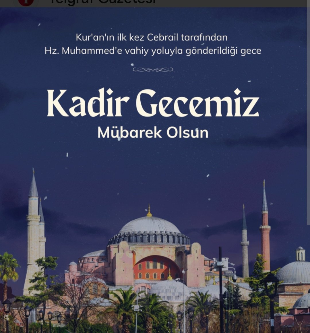 ProfdrYumrutas's tweet photo. Bin aydan, (seksen üç seneden) daha hayırlı olan Leyle-i  Kadirinizi tebrik eder, hayırlara vesile olmasını dilerim. https://t.co/fDLiKmrgjw
