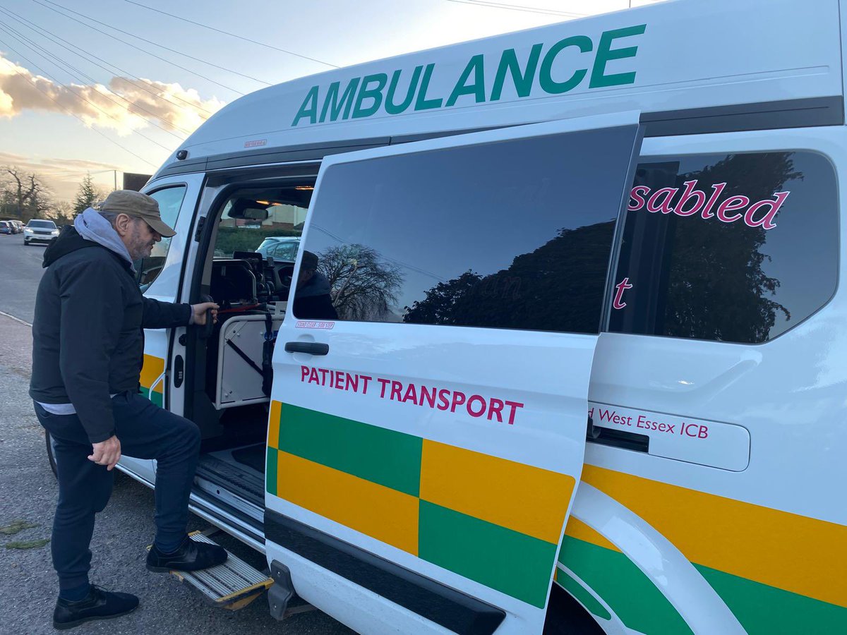 Hope everyone had a good weekend. Today we’ve been helping a patient attend his treatment at St Albans Hospital. #nhs #patienttransport #Essex #Hertfordshire #Epping #london #Cambridgeshire #StAlbans