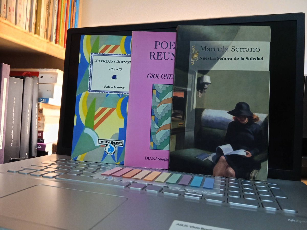 Alelauracosima's tweet photo. Lecturitas de marzo:
Diarios
Katherine Mansfield 🇳🇿
Nuestra señora de la soledad
Marcela Serrano 🇨🇱
Poesía Reunida
Gioconda Belli 🇳🇮
Ustedes que autoras recomiendan?
#8M
#soylectora
#retolector2026 https://t.co/iw4Rbajkcd