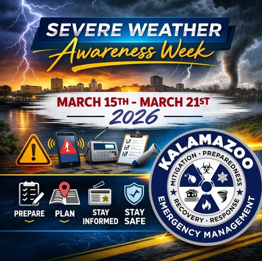 Kalamazoo City Emergency Management tweet media