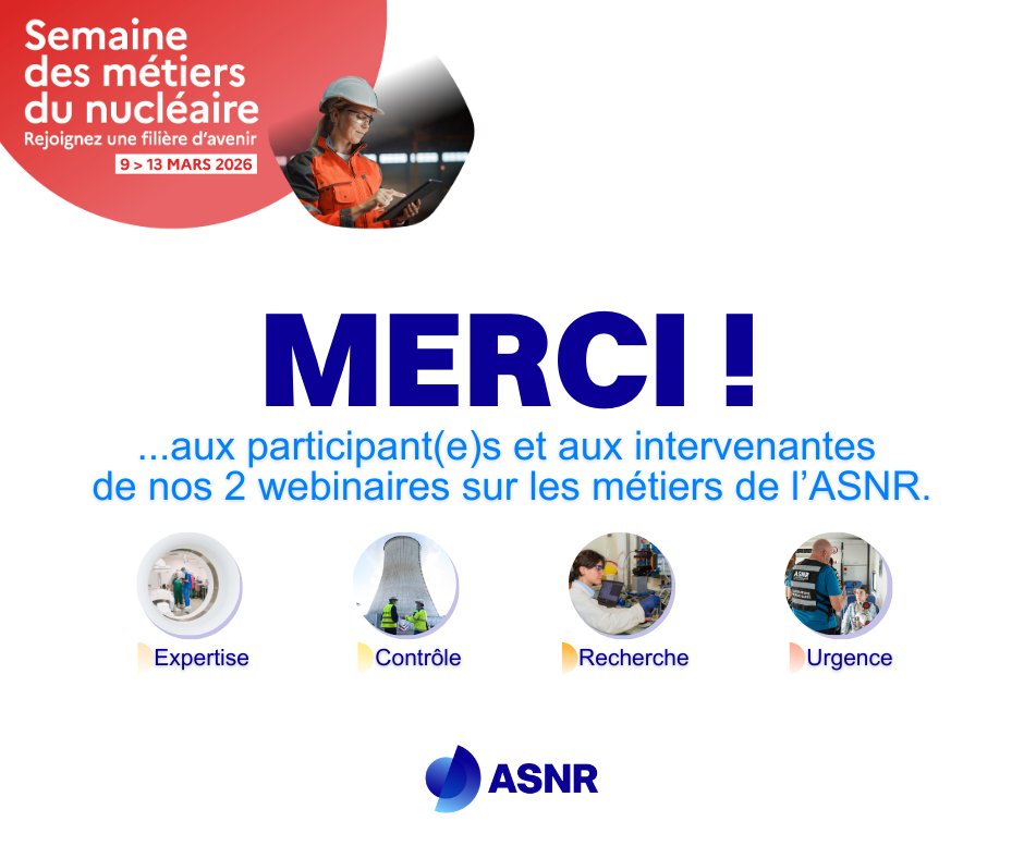 Autorité de sûreté nucléaire et de radioprotection tweet media
