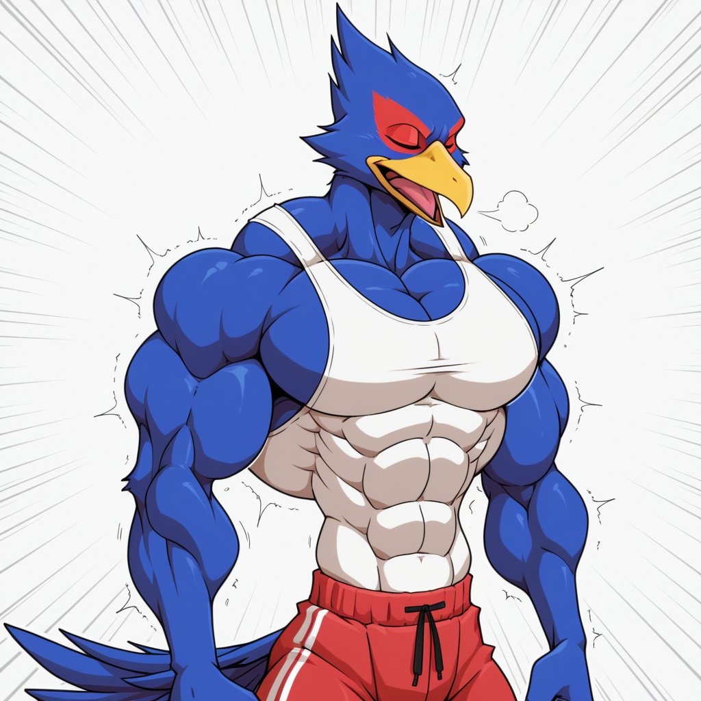 mctailis's tweet photo. — Whoops! Falco got carried away by the growth and outgrew his tanktop~ https://t.co/BLk2F7gXQ3